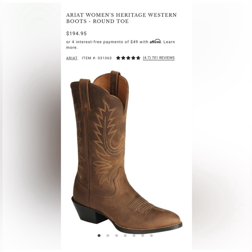 Ariat Leather Riding Boots